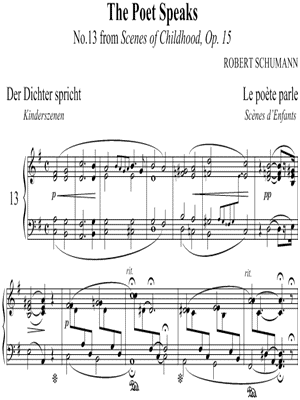 Scenes from Childhood. No. 13: The Poet Speaks