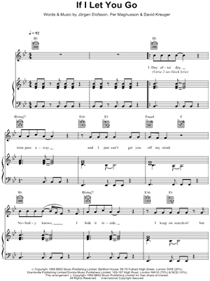 If I Let You Go