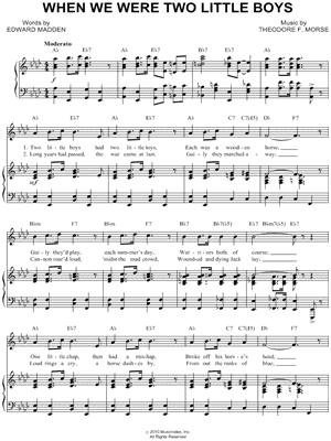 When We Were Two Little Boys