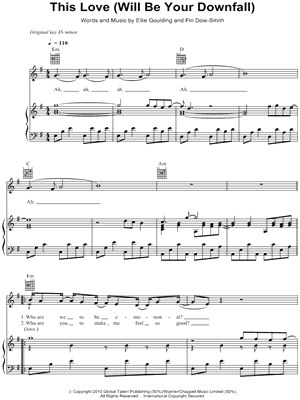 This Love (Will Be Your Downfall)