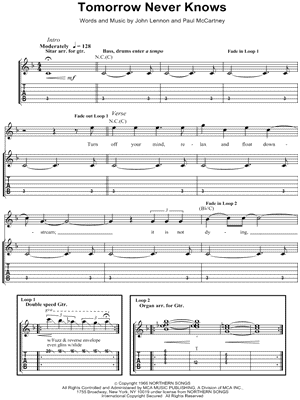 Tomorrow Never Knows