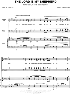 The Lord Is My Shepherd