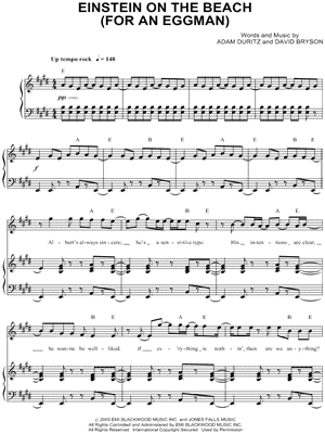 Einstein on the Beach (For An Eggman)