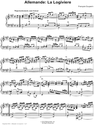 Allemande: La Logiviere