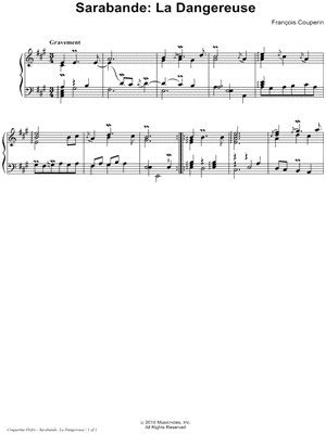 Sarabande: La Dangereuse