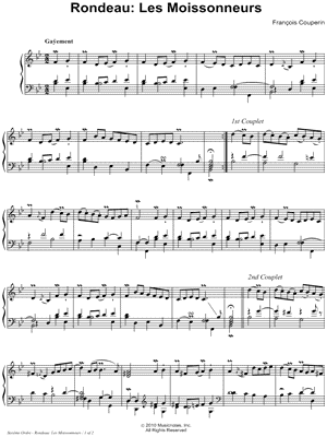 Rondeau: Les Moissonneurs