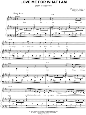 Love Me for What I Am