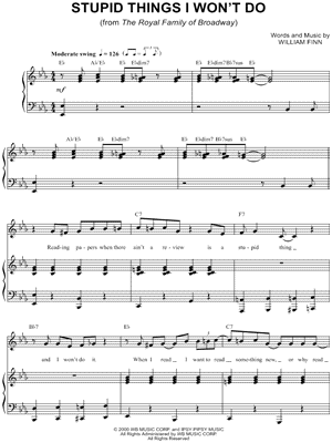 Stupid Things I Won't Do