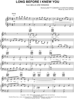 Long Before I Knew You