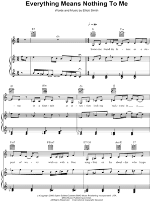 Everything Means Nothing To Me