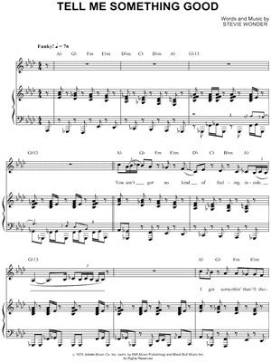 Tell Me Something Good