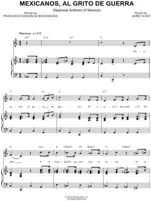 Mexicanos, al Grito de Guerra