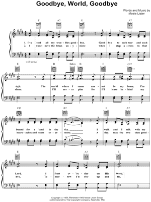 Goodbye, World, Goodbye