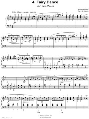 Lyric Pieces: Opus 12, No. 4. Fairy Dance