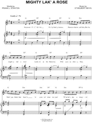 Mighty Lak' a Rose