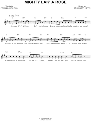 Mighty Lak' a Rose