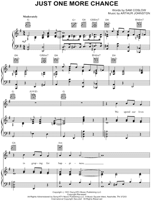 Just One More Chance