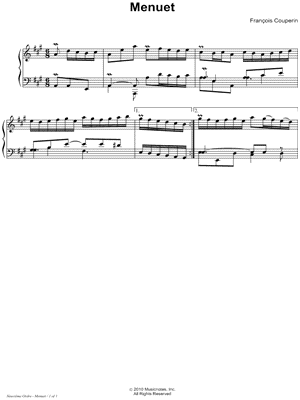 Menuet (Neuvième Ordre)