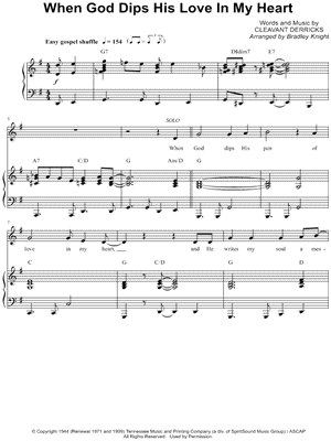 When God Dips His Love in My Heart