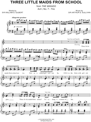 Three Little Maids From School