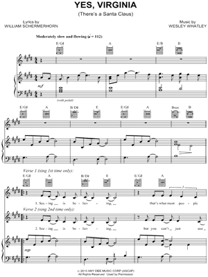 Yes, Virginia (There Is A Santa Claus)