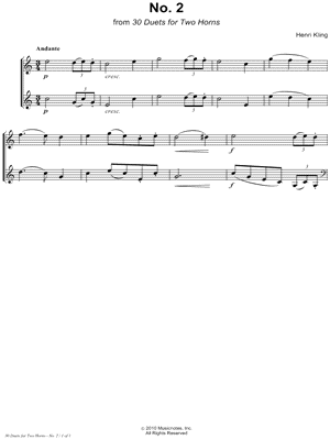 Horn Duet No. 2