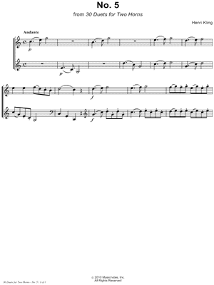 Horn Duet No. 5