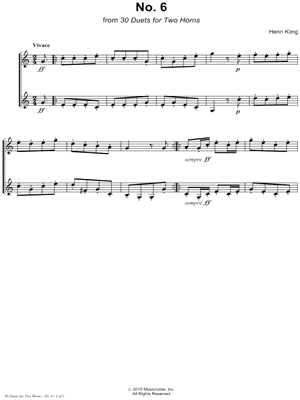 Horn Duet No. 6