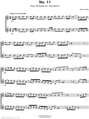 Horn Duet No. 11
