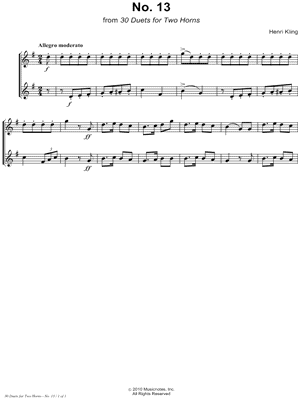 Horn Duet No. 13
