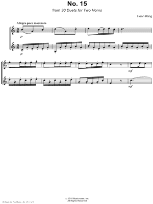 Horn Duet No. 15