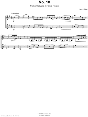 Horn Duet No. 18