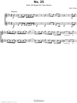 Horn Duet No. 25