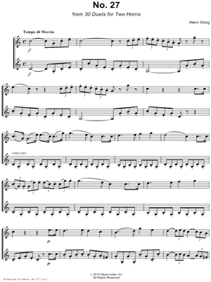 Horn Duet No. 27