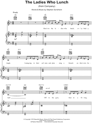 The Ladies Who Lunch