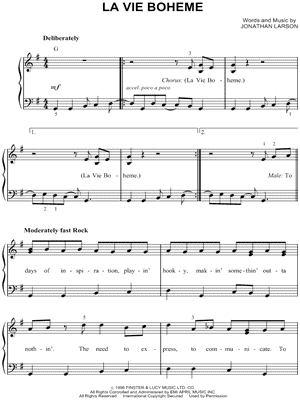 La Vie Boheme
