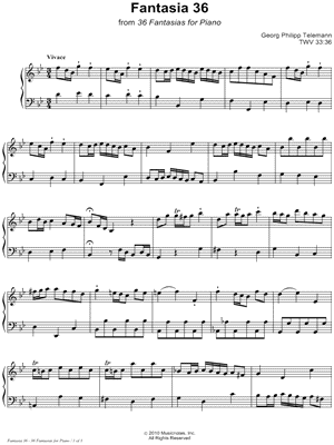 36 Fantasies for Piano: Fantasia 36