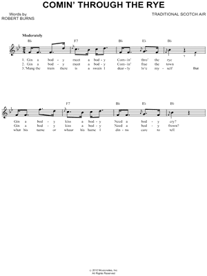 Comin' Through the Rye