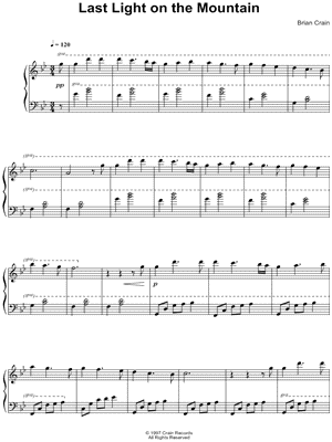 Last Light on the Mountain