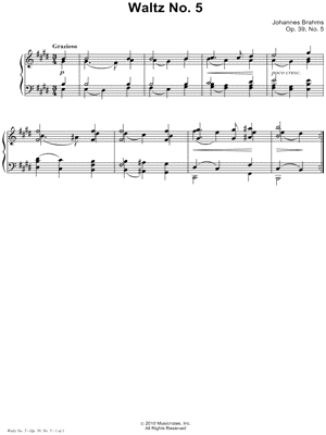 Waltz, Op. 39, No. 5