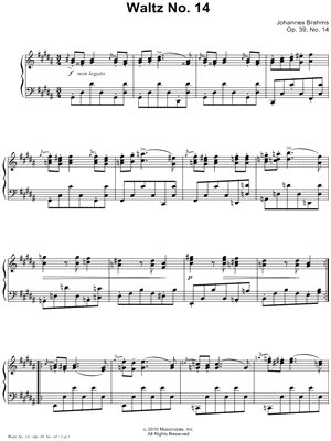Waltz, Op. 39, No. 14
