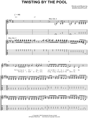 Twisting By the Pool