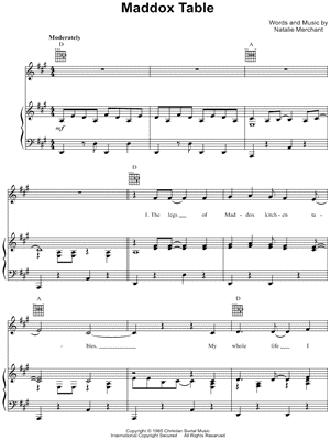 Maddox Table