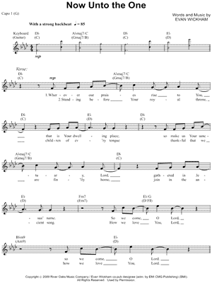 Now Unto the One
