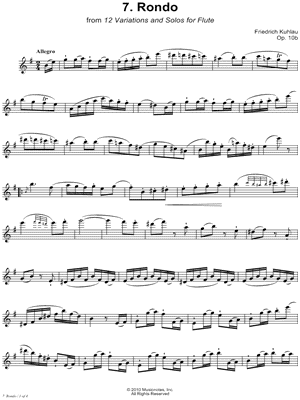 12 Variations & Solos for Flute, Op. 10b: 7. Rondo