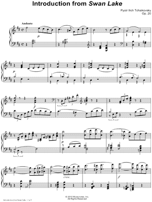 Swan Theme, from Swan Lake