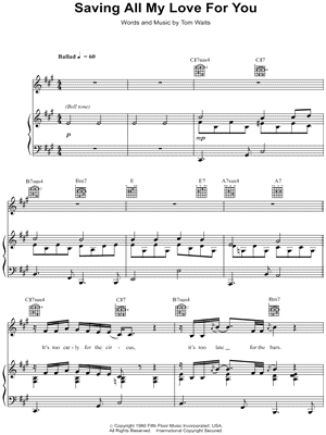 Saving All My Love for You