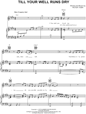 Till Your Well Runs Dry