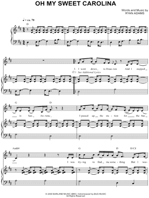 Oh My Sweet Carolina