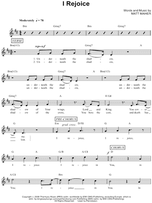 I Rejoice